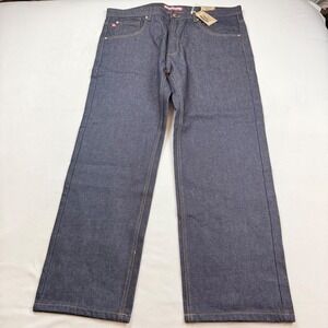 Lowrider The Boulevard Classic Mens Dark Wash Indigo Denim Jeans 40x30 NWT